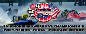 NGK Formula One Powerboat Championship 2019 Note Pre Race Banner