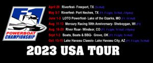 2023 USA F1 Powerboat Championship Schedule