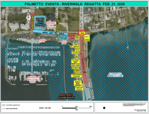 Palmetto Tents Map - Regatta 2026