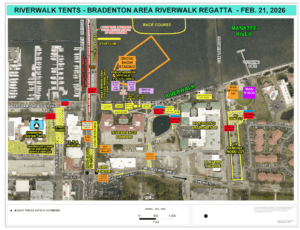 Riverwalk Tents Map - Regatta 2026
