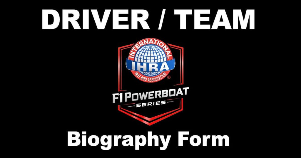 F1-Powerboat-Driver---Team-Bio-Form