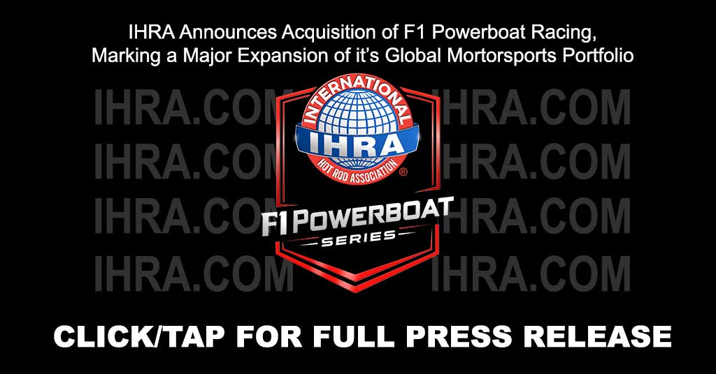 IHRA F1 POWERBOAT SERIES